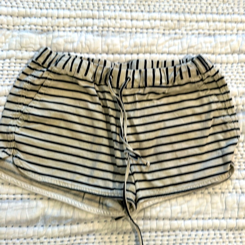 J. Crew Linen Striped Linen Short for Women (small)